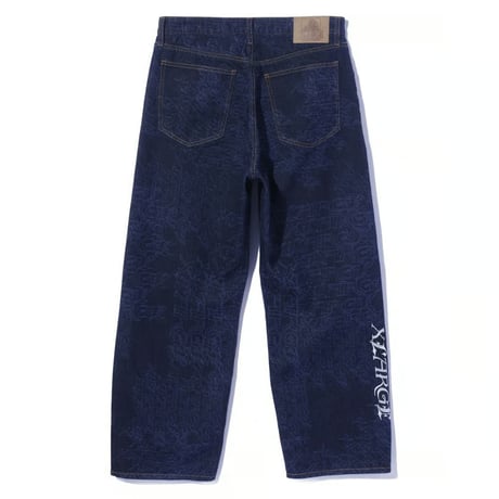 XLARGE | EMB DENIM PANTS(INDIGO)