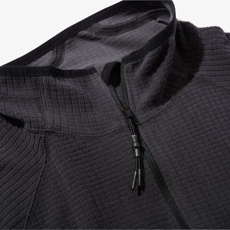 Diaspora skateboards / Grid Fleece Pullover (Black)