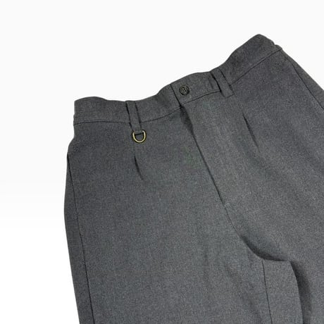 坩堝 (RUTSUBO) | THERMOLITE® WIDE TUCK TROUSERS(CHARCOAL HEATHER)