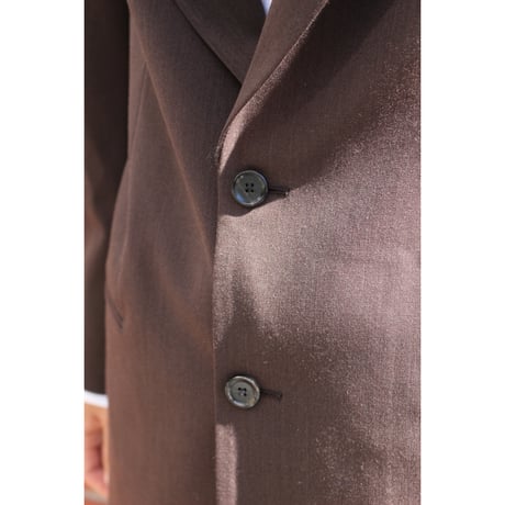 SEDAN ALL-PURPOSE| Single-Breasted Tailored Jacket (Dark Brown)