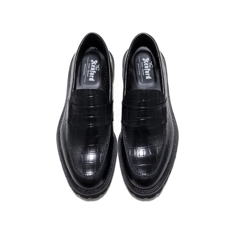 The Kenford Fineshoes | NEW CLASSIC COIN LOAFERS(MENS/BLACK CROCODILE)