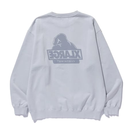 XLARGE | WASHED BACKSIDE OG CREWNECK SWEATSHIRT(GREY)