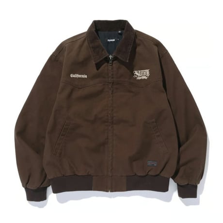 XLARGE | CORDUROY COLLAR JACKET(BROWN)