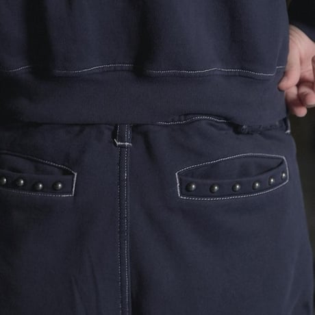 SPECIAL GUEST K.K.| Studded Sweat Pants (Navy)