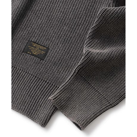 FTC | BLEACH RIB KNIT SWEATER "BLACK" (FTC026AWSW10)