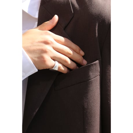 SEDAN ALL-PURPOSE| Single-Breasted Tailored Jacket (Dark Brown)