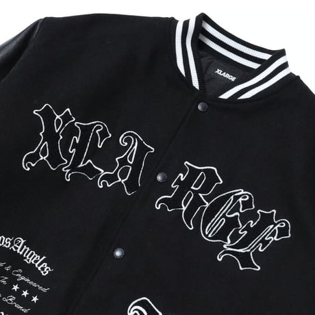 XLARGE | VARSITY JACKET(BLACK)