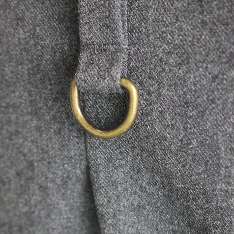 坩堝 (RUTSUBO) | THERMOLITE® WIDE TUCK TROUSERS(CHARCOAL HEATHER)