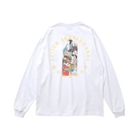 EVISEN SKATEBOARDSゑ®︎ | HYAKKI YAENZU LS TEE (White)