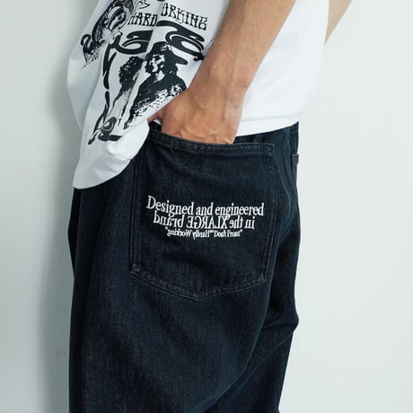 XLARGE | BALOON DENIM PANTS(BLACK)