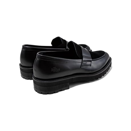 The Kenford Fineshoes |NEW CLASSIC COIN LOAFERS(MENS / BLACK BLACK SUEDE)
