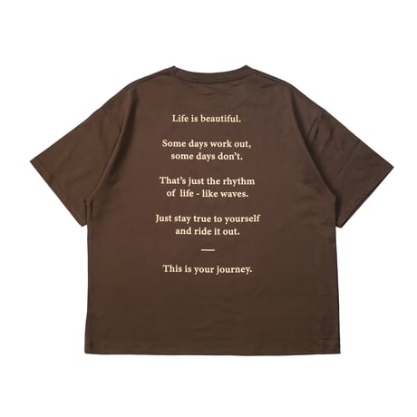 Time For Livin′ / SWELL S/S TEE (BROWN)