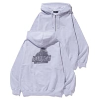 XLARGE | RHINESTONE OG ZIP HOODED SWEAT SHIRT(ASH)