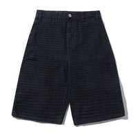 Butter Goods| Big Grid Denim Shorts (Black)