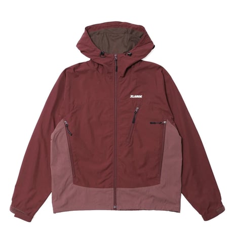 XLARGE | NYLON PANELED JACKET(BURGUNDY)