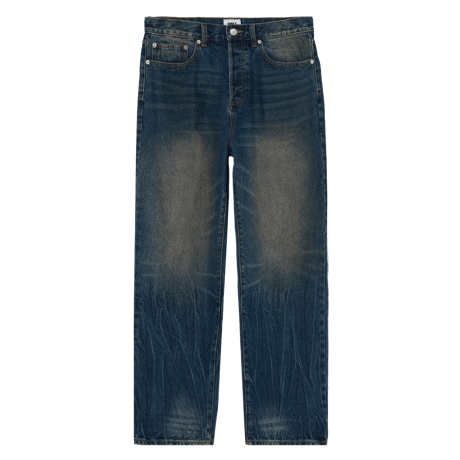 OBEY | CLASSIC BAGGY DENIM (OIL STANIED INDIGO)