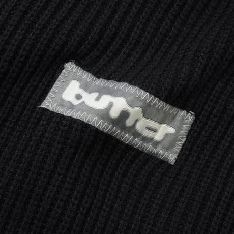 Butter Goods| Dougie Knit Zip-Thru Hood(Black)