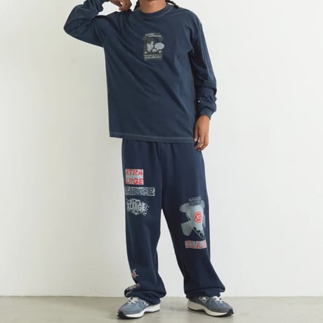 XLARGE | MULTI LOGO SWEATPANTS(NAVY)