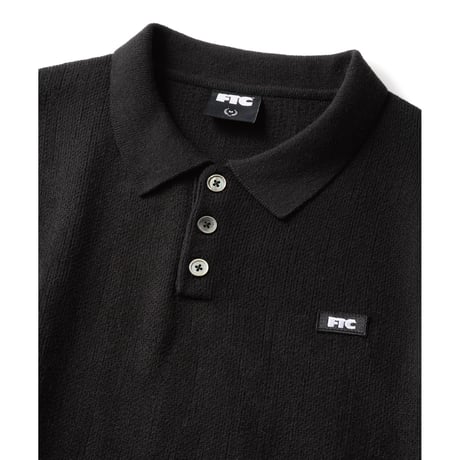 FTC | KNIT POLO SWEATER "BLACK" (FTC026AWSW12)