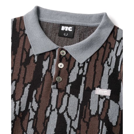 FTC | KNIT POLO SWEATER "CAMO" (FTC026AWSW12)