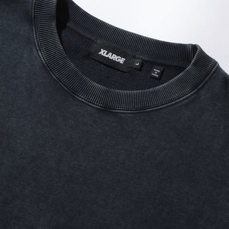 XLARGE | WASHED BACKSIDE OG CREWNECK SWEATSHIRT(GREY)