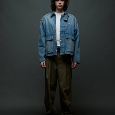 OBEY | CADEN DENIM WORK JACKET  (HEAVY VINTAGE INDIGO)