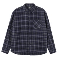 XLARGE | URBAN PLAID L/S SHIRT(NAVY)