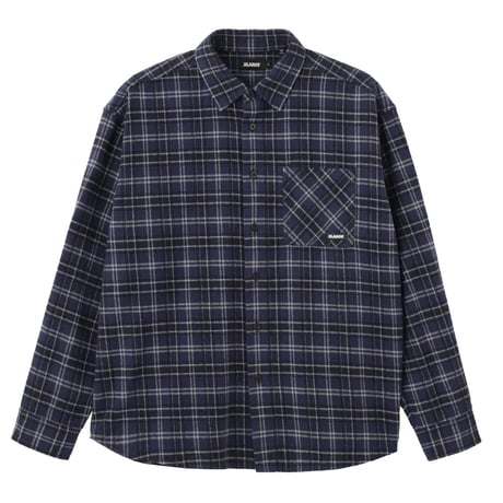 XLARGE | URBAN PLAID L/S SHIRT(NAVY)