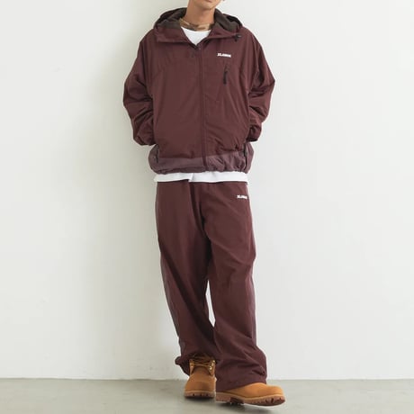 XLARGE | NYLON PANELED JACKET(BURGUNDY)