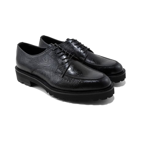 The Kenford Fineshoes | NEW CLASSIC U-MOC LACE UP SHOES (MENS/BLACK PAISLEY)