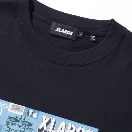 XLARGE | PRODUCTION LOGO S/S TEE(BLACK)