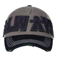 ADWYSD / 5-PANEL HUMAN LOGO CAP (SAGE / GREY / BLACK)