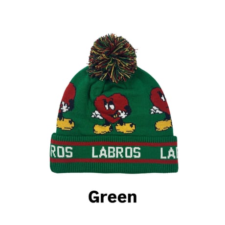 LABROS / Heartie Pom Beanie (2Color)