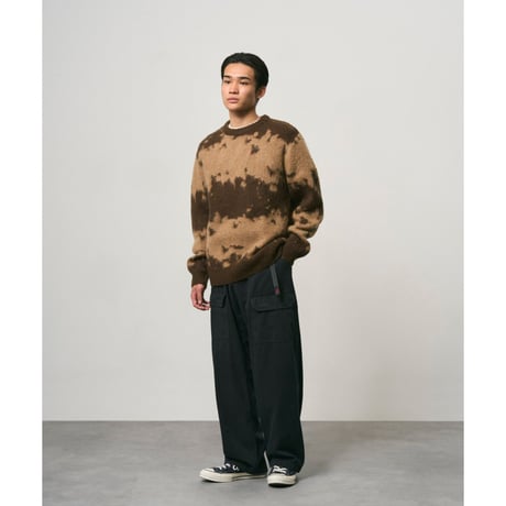 GRAMICCI | MOHAIR SPLATTER SWEATER (TAUPE SPLATTER)