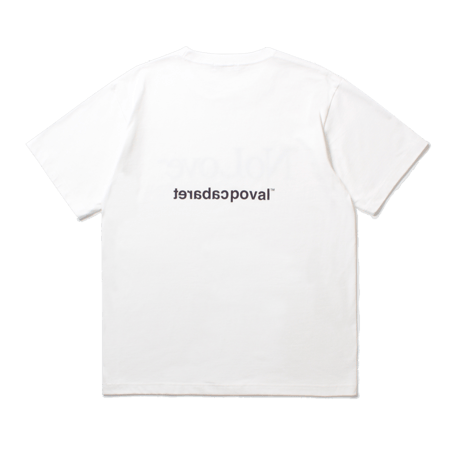 CABARET POVAL | No Love Tee (White)