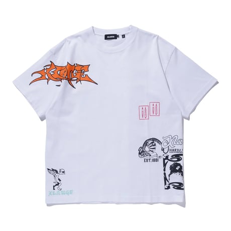 XLARGE | COMPILATION LOGO S/S TEE(WHITE)