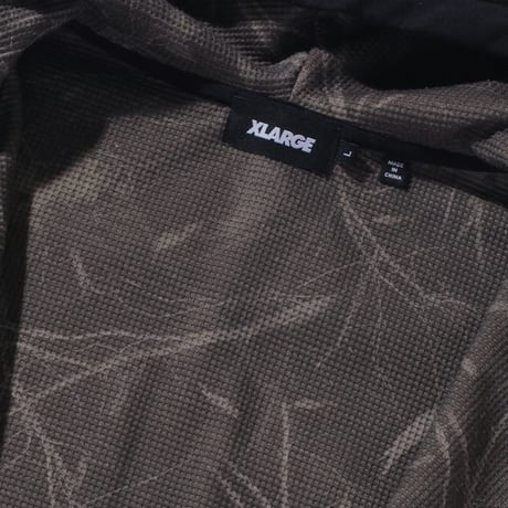 XLARGE | DOUBLE LAYERED ZIP HOODED SWEATSHIRT(Lt BLUE)