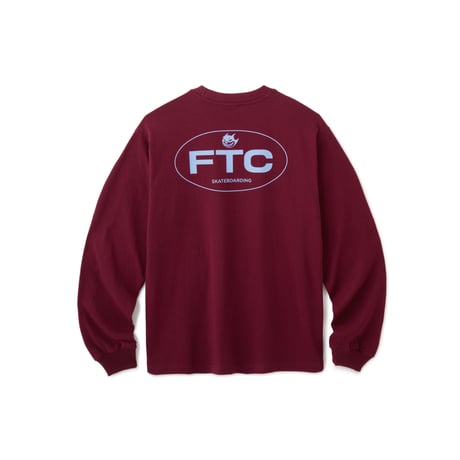 FTC | ALLEY CAT OVAL L/S TEE "BURGUNDY" (FTC026WT07)