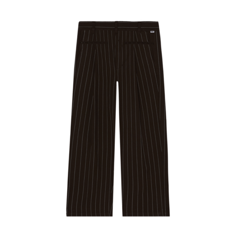 OBEY | DEAN STRIPE PLEATED PANT (CARBON PINSTRPE)