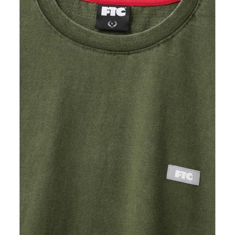 FTC | PIGMENT DYED SMALL LOGO L/S TOP "OLIVE" (FTC026AWSH06)