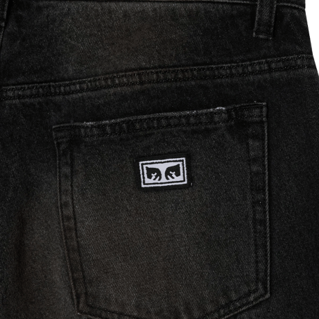 OBEY | BOXCAR STRAIGHT LEG DENIM (OXIDIZED BLACK)