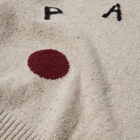 by Parra | Red dot knitted pullover (Grey)