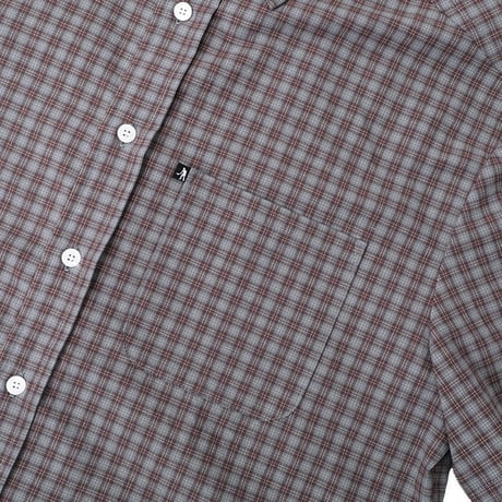 PASS~PORT | WORKERS CHECK S/S SHIRT "SANGRIA"