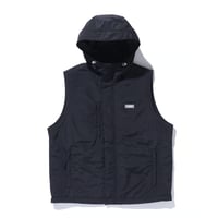 XLARGE | NYLON HOODED VEST(BLACK)