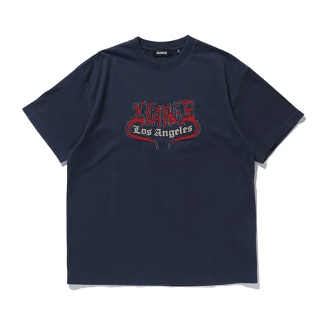 XLARGE | HELL S/S TEE(NAVY)