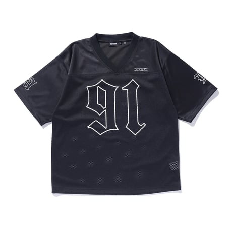 XLARGE | OLD ENGLISH FOOTBALL JERSEY(BLACK)