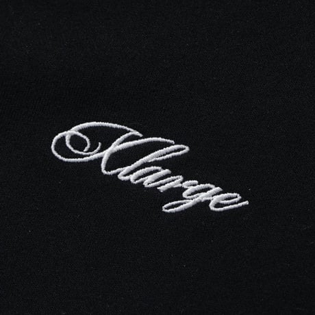 XLARGE | DOUBLE LAYERED ZIP HOODED SWEATSHIRT(BLACK)