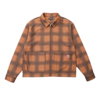 PASS~PORT | WORKERS PLAID JACKET "BURNT ORANGE"