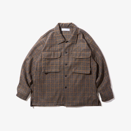 Diaspora skateboards / Mil Wool Shirt (Charcoal)