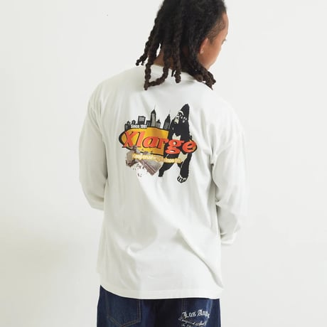 XLARGE | CRUSHING L/S TEE(OFF WHITE)
